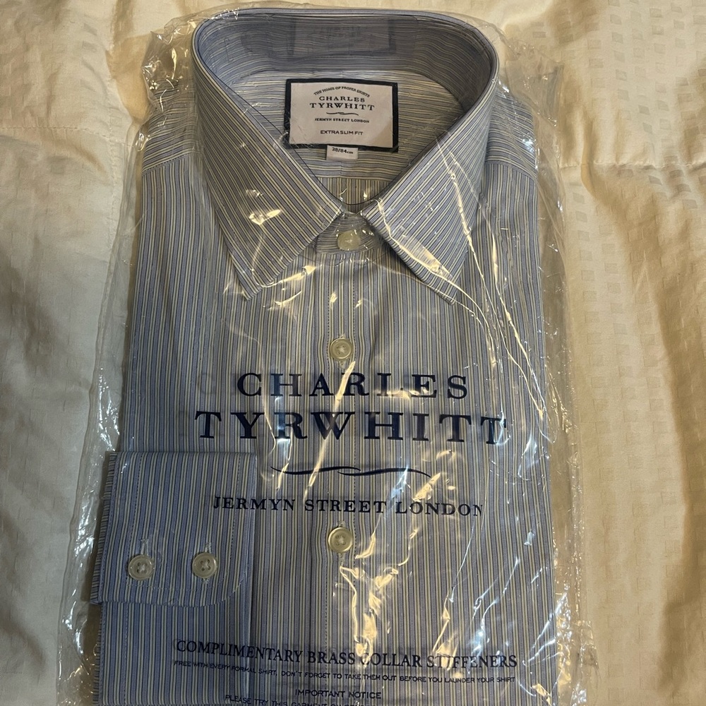 Brand new striped shirt.
